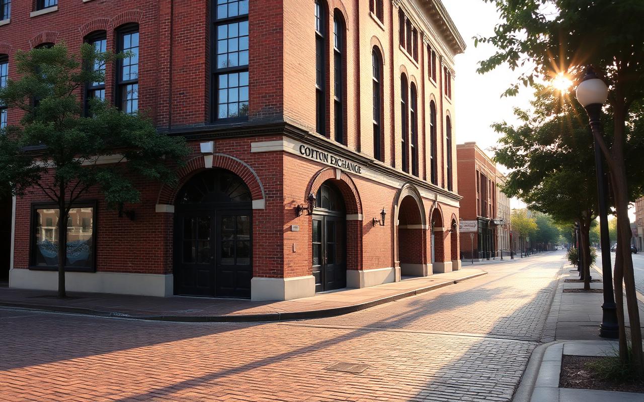 The free Cotton Exchange parking nobody uses